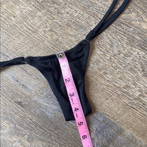 Sexy Black Mesh 3 piece outfit S/M - Picture 11 of 13